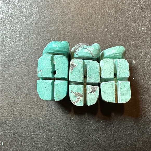 Rare Vintage Turquoise Elephant beads bundle - Picture 3 of 7